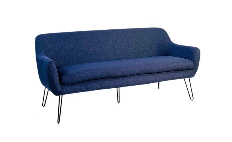 Location de canapé 3 places confortable en tissu gris à Marseille et dans la région PACA