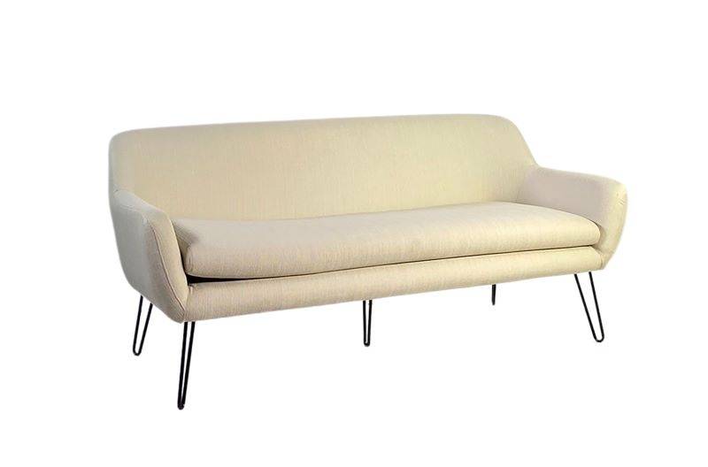 Location de canapé 3 places confortable en tissu gris à Marseille et dans la région PACA