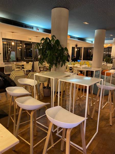 Location de mange debout laqué blanc sur Montpellier et dans toute la région PACA