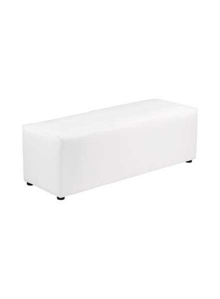 Location de banquette 2 places en simili cuir blanc à Marseille et dans la région PACA