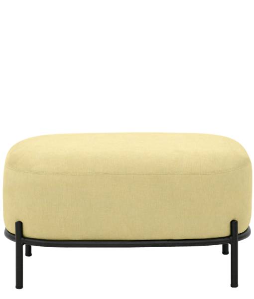 Location de pouf en tissu orange à Marseille et dans la région PACA