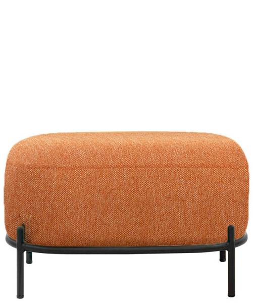 Location de pouf en tissu orange à Marseille et dans la région PACA