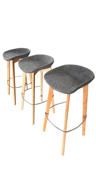 Location de tabouret haut scandinave en tissu gris à Marseille et dans la région PACA