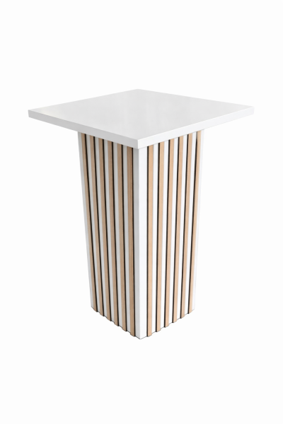 Location de mange-debout stèle latte bois plateau blanc à Marseille et dans la région PACA