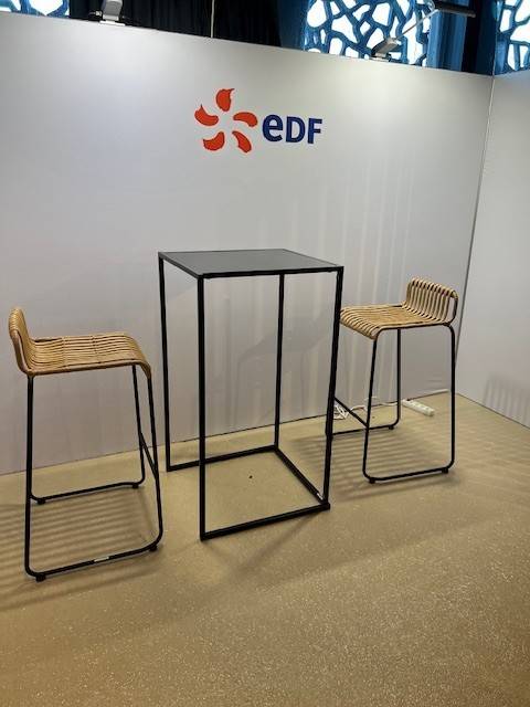 Location de mange debout laqué noir à Marseille et dans toute la région PACA