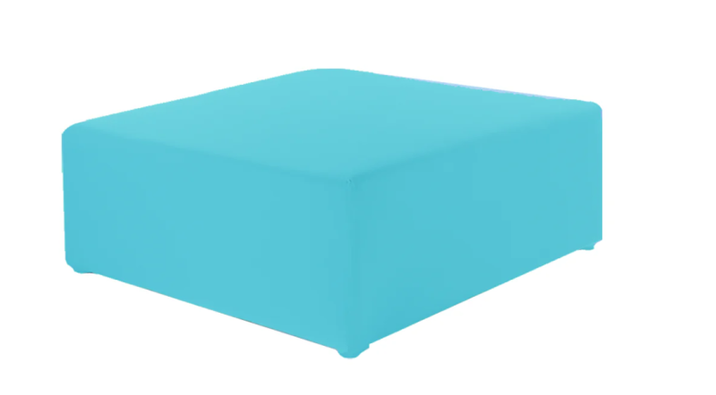 Location de grand pouf carré coloré pour vos espaces lounge à Marseille