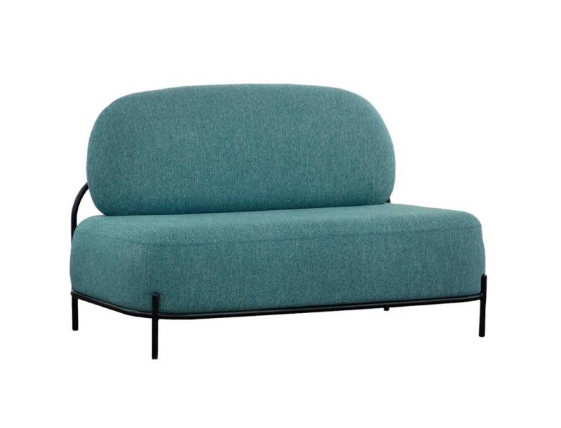 Location de canapé 2 places en tissu bleu à Marseille et dans la région PACA