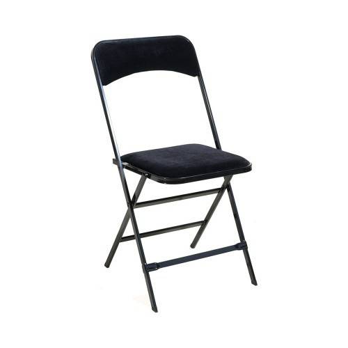 Location de chaise pliante velours noir à Marseille et la région PACA