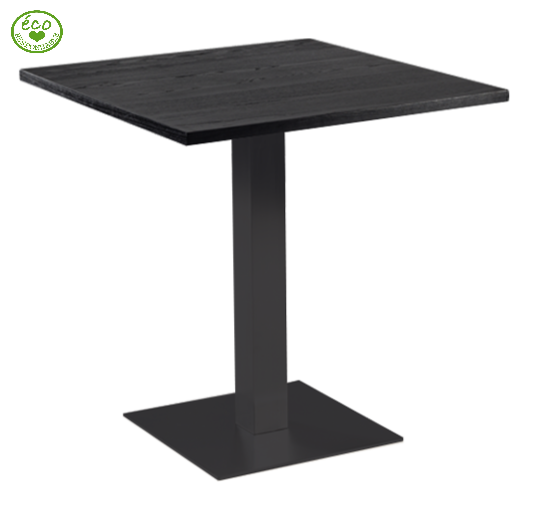 Location de table moderne noire à Avignon et dans toute la région Sud