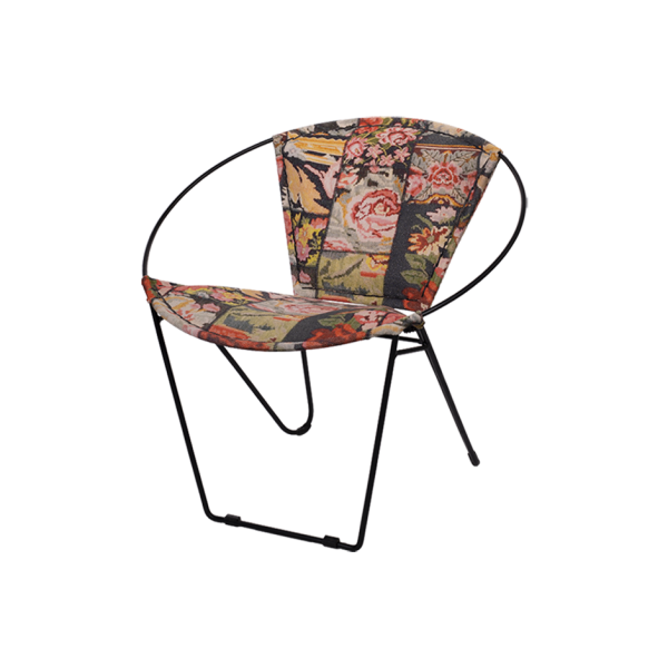 Location de fauteuil design vintage fleuri à Marseille et en région SUD