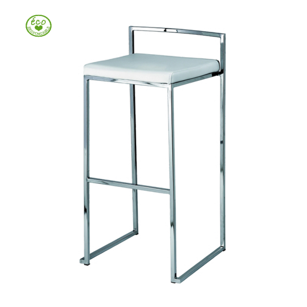 Location de tabouret haut avec assise simili cuir blanche sur Marseille et toute la région PACA