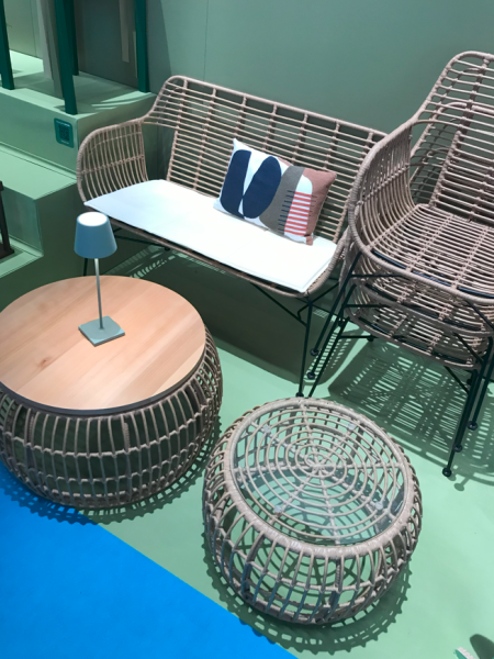 Location de table basse rotin ronde plateau verre ou bois à Marseille et dans toute la région Paca