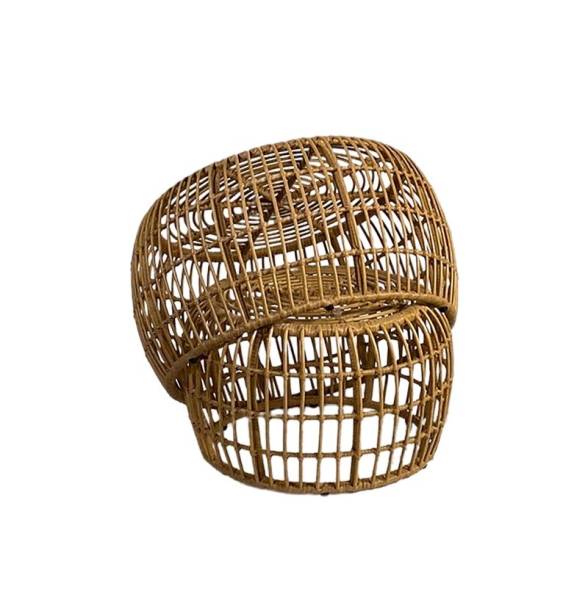 Location de table basse rotin ronde plateau verre ou bois à Marseille et dans toute la région Paca