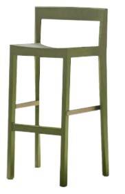 Location de tabouret haut en matière recyclée bleu Poly à Marseille et la région PACA