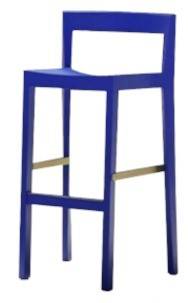 Location de tabouret haut en matière recyclée Poly bleu sur Marseille et la région PACA